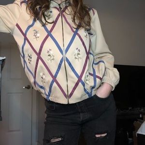 VTG 90s Floral Bomber